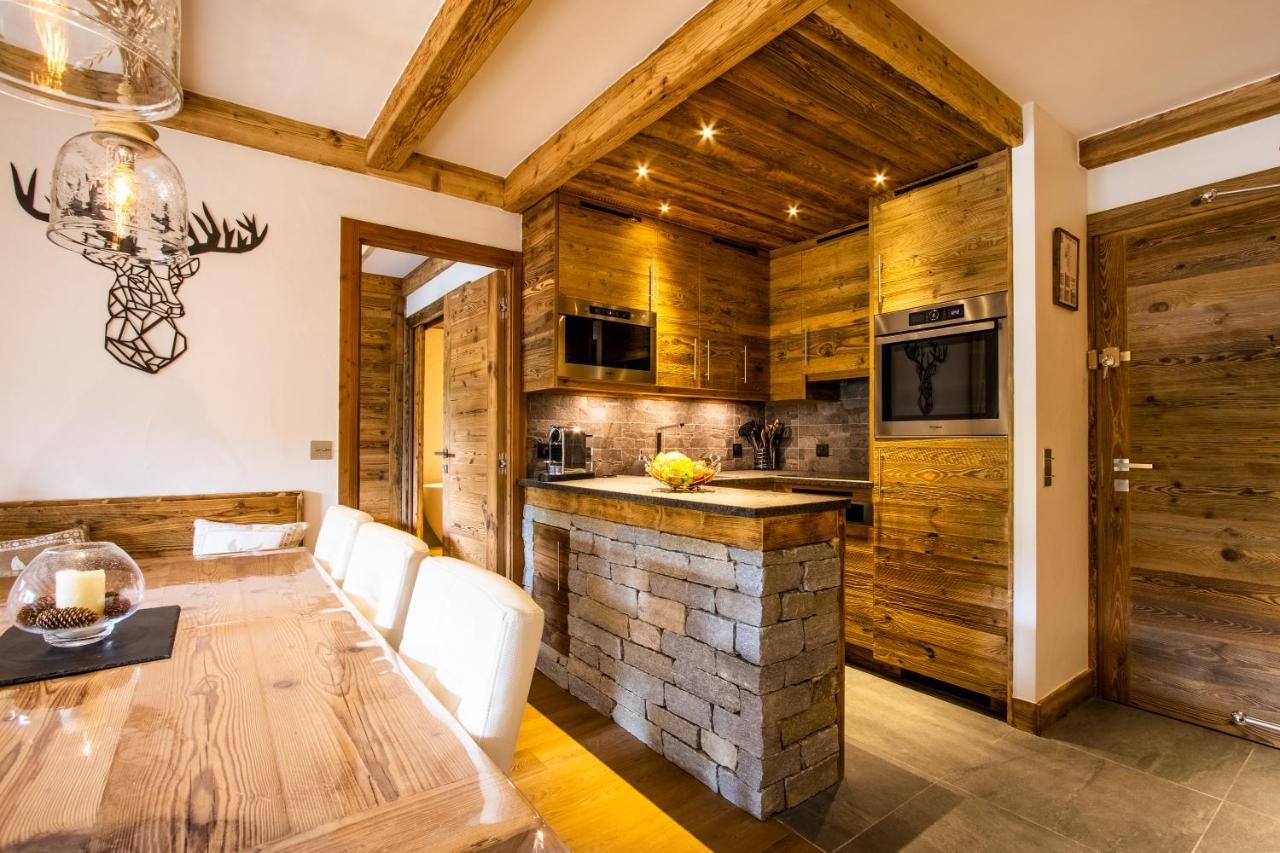Arc 1950, ambiance chalet luxe 5/7pers dans résidence 5* skis aux pieds avec SPA Les Arcs  Exterior foto