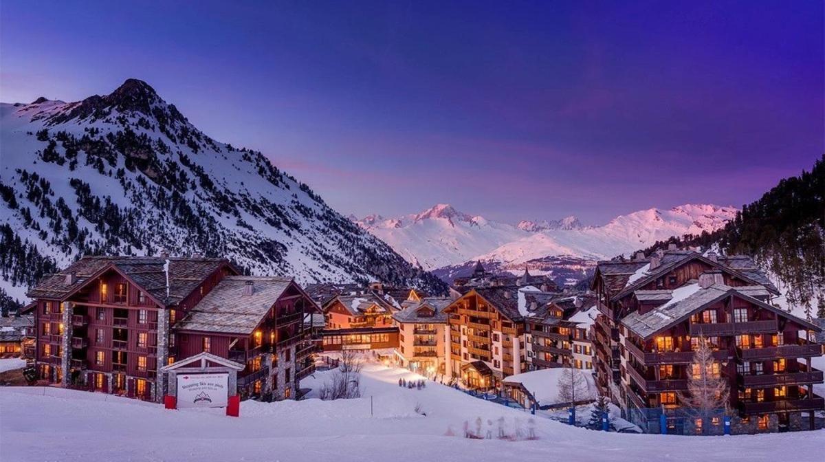 Arc 1950, ambiance chalet luxe 5/7pers dans résidence 5* skis aux pieds avec SPA Les Arcs  Exterior foto