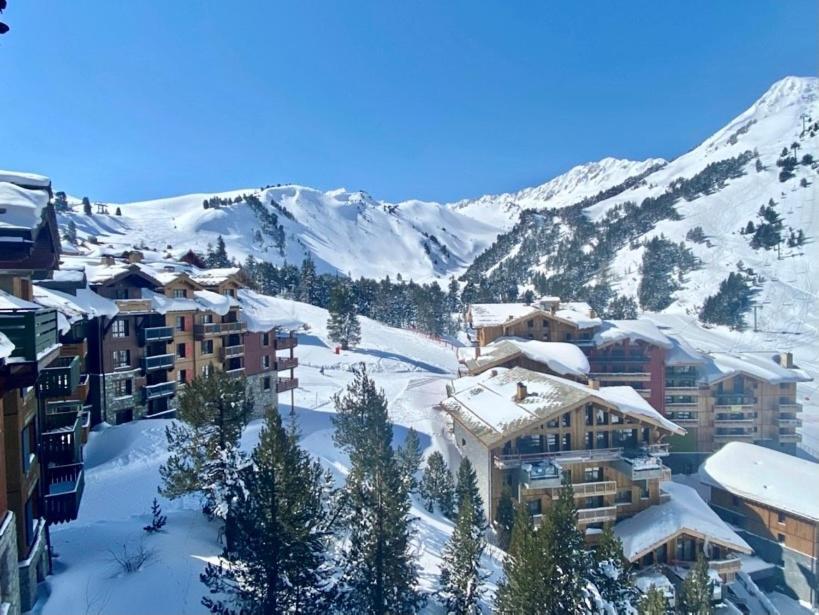 Arc 1950, ambiance chalet luxe 5/7pers dans résidence 5* skis aux pieds avec SPA Les Arcs  Exterior foto