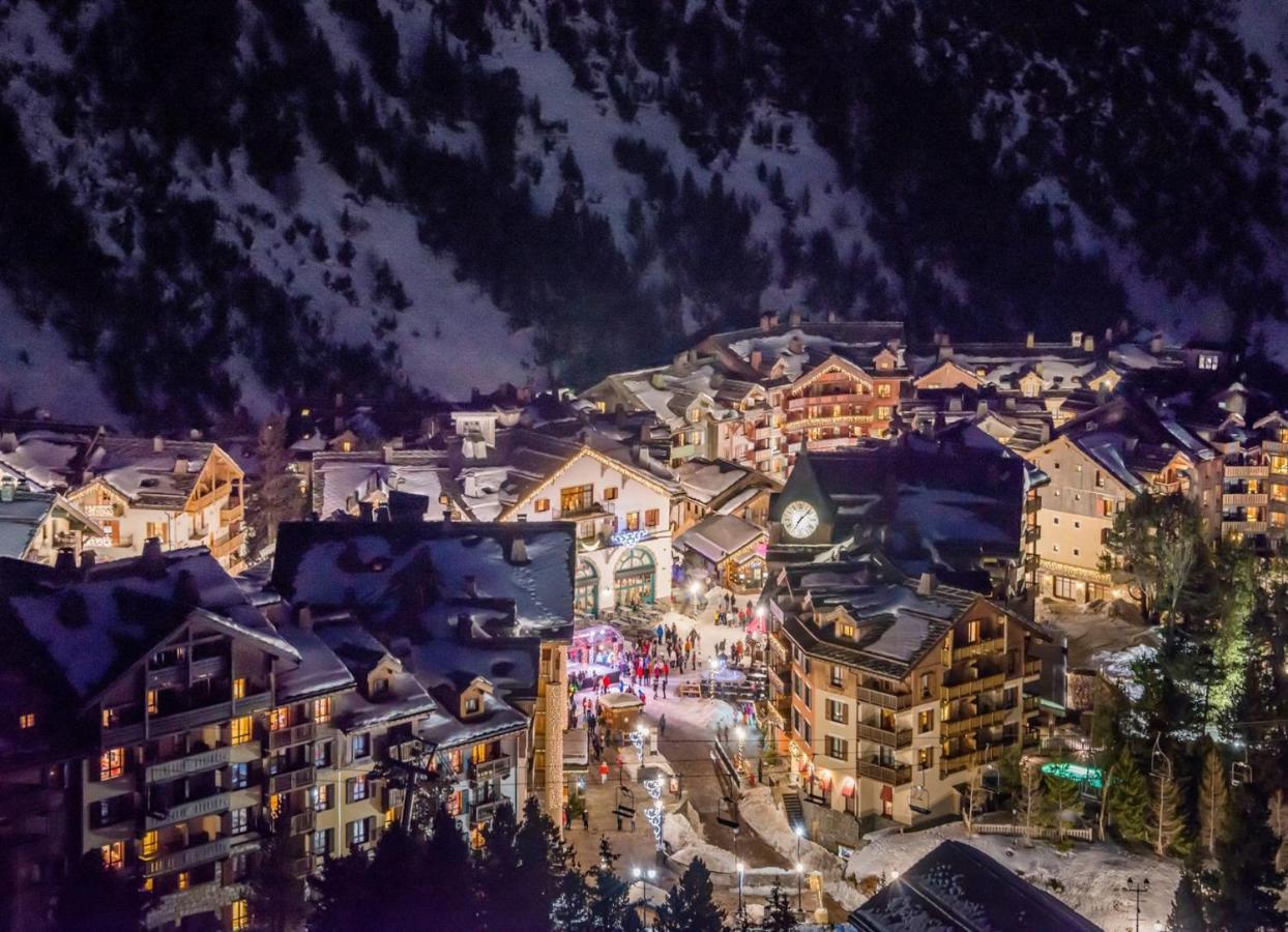 Arc 1950, ambiance chalet luxe 5/7pers dans résidence 5* skis aux pieds avec SPA Les Arcs  Exterior foto