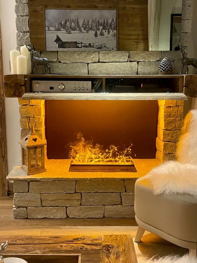 Arc 1950, ambiance chalet luxe 5/7pers dans résidence 5* skis aux pieds avec SPA Les Arcs  Exterior foto