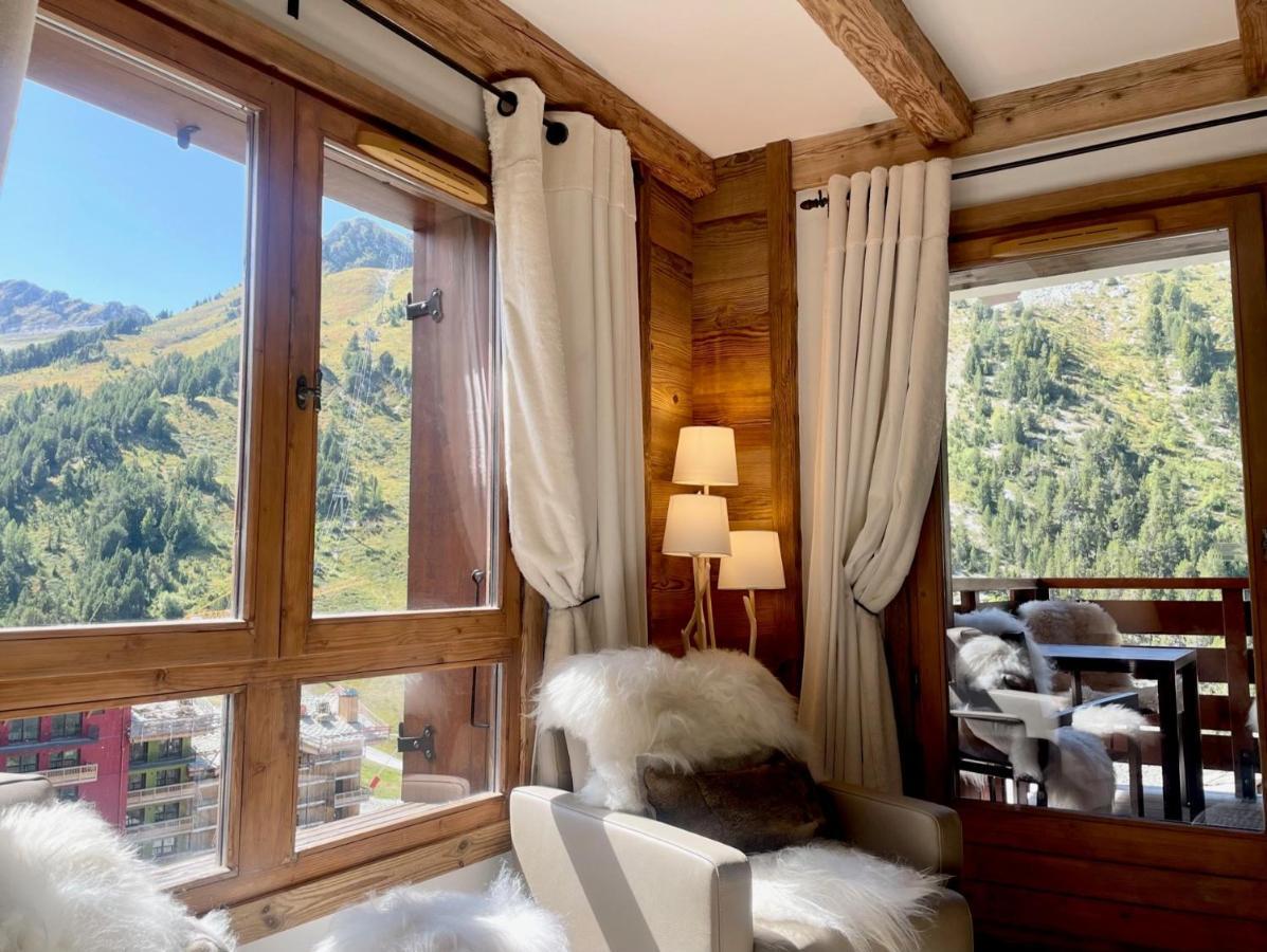 Arc 1950, ambiance chalet luxe 5/7pers dans résidence 5* skis aux pieds avec SPA Les Arcs  Exterior foto