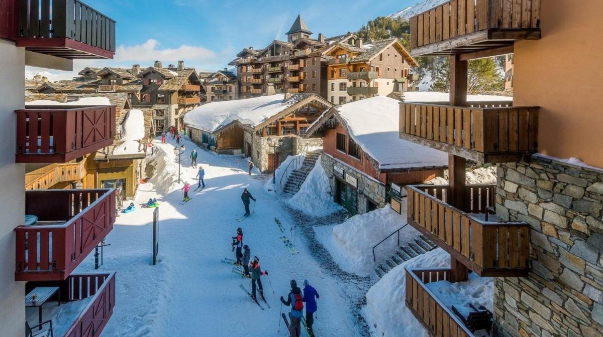 Arc 1950, ambiance chalet luxe 5/7pers dans résidence 5* skis aux pieds avec SPA Les Arcs  Exterior foto
