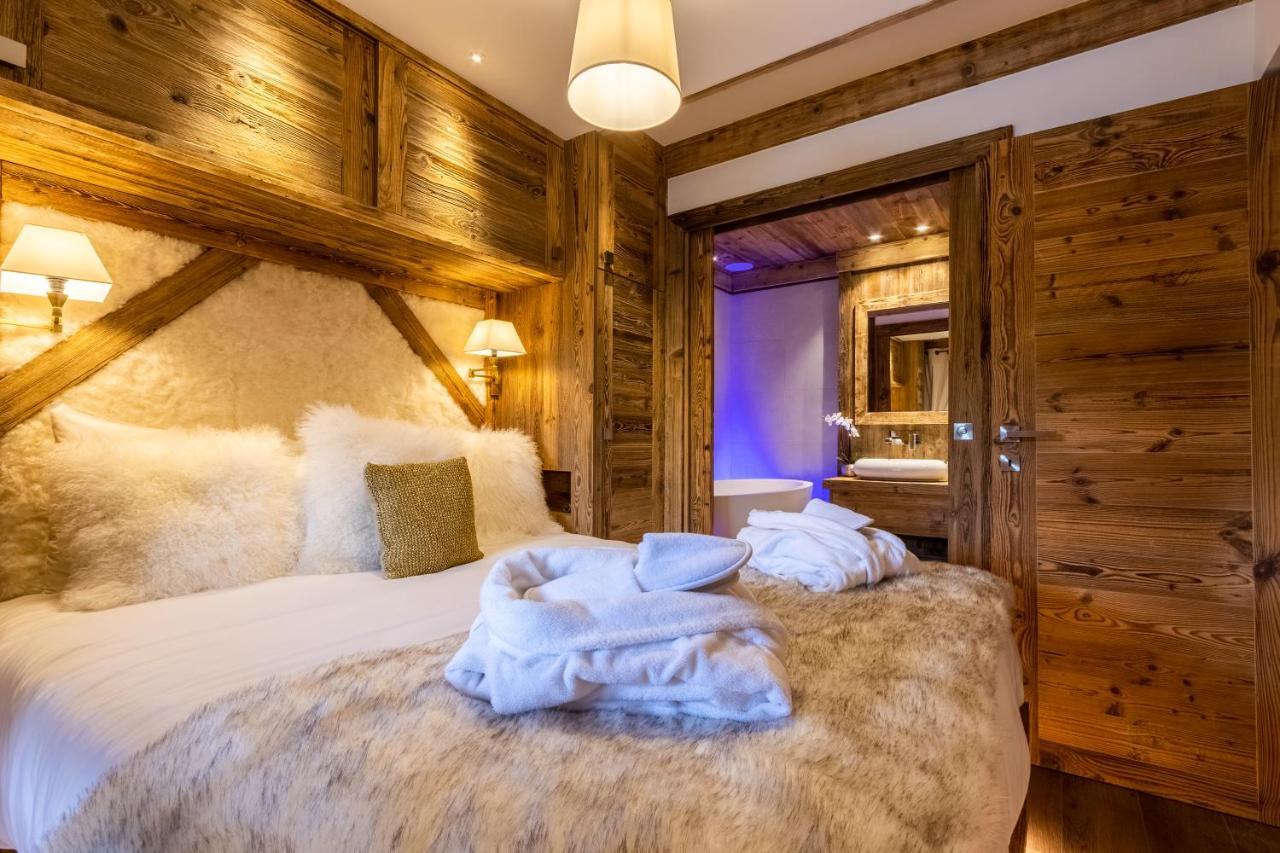 Arc 1950, ambiance chalet luxe 5/7pers dans résidence 5* skis aux pieds avec SPA Les Arcs  Exterior foto