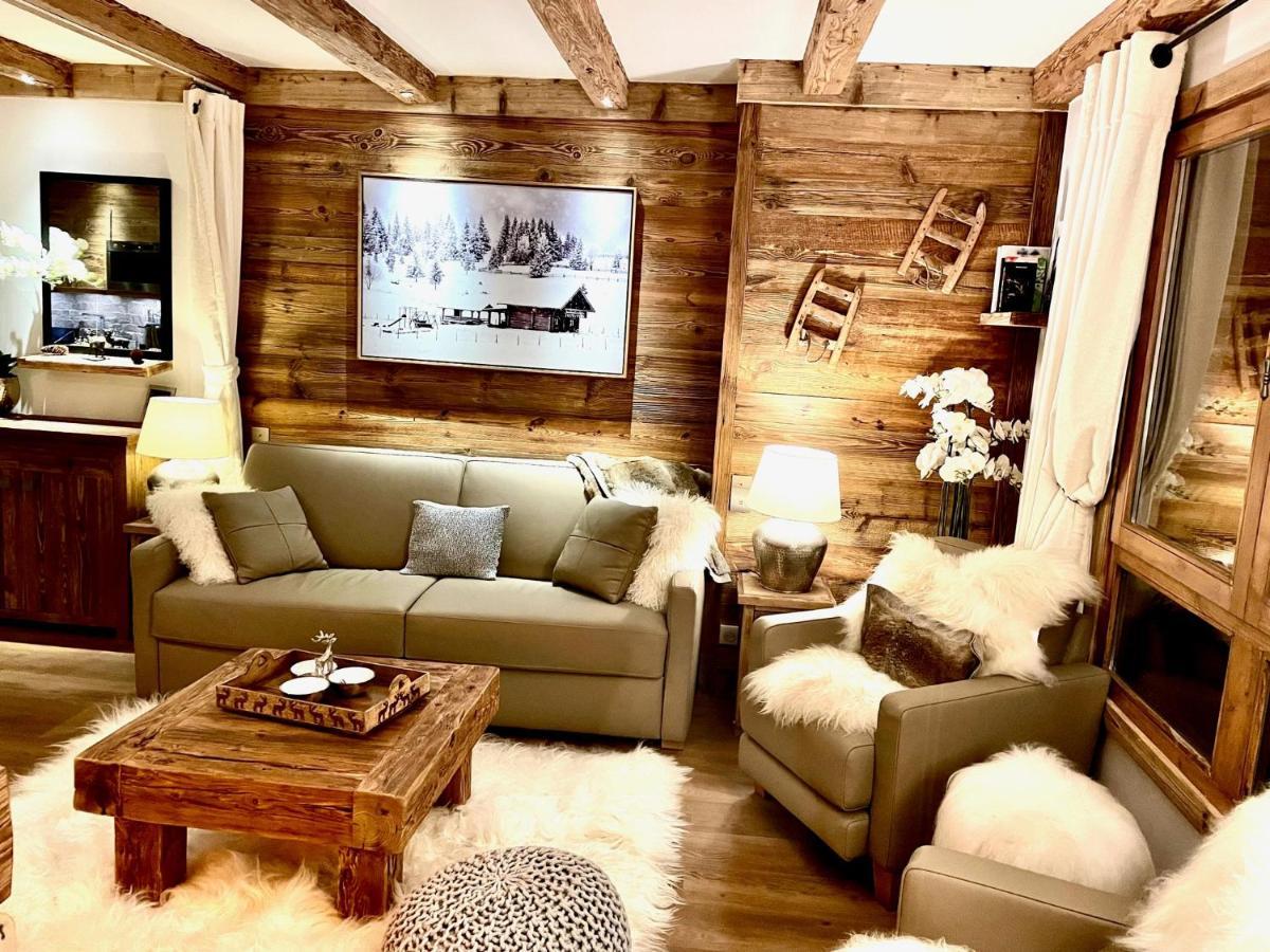 Arc 1950, ambiance chalet luxe 5/7pers dans résidence 5* skis aux pieds avec SPA Les Arcs  Exterior foto